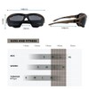SOL PRO Powersport Sunglasses, Motorcycle Riding Safety Goggles, UV400 Anti-Fog,
