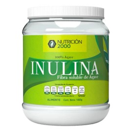 Inulina Fibra Soluble De Agave - 1000 G Nutrición 2000 Sabor Sin Sabor