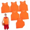 WHAMVOX 6pcs Lightweight Soccer Pennies for Adults Breathable Training Vests