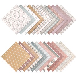 24 Sheets Scrapbook Paper, 30.5 X 30.5 cm, Decoupage Paper Sheets Double-Sided DIY for Scrapbooking, Gift Wrapping, 24 Different Designs