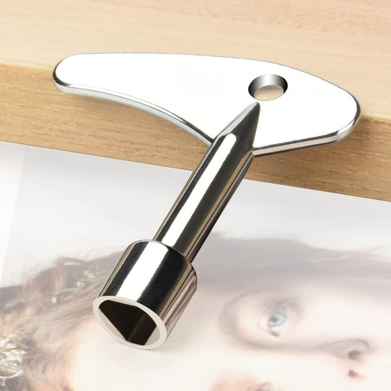 JINHENB 2 Pcs Triangular Key Inner Triangle Spanner Key Stainless