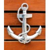 Nautical Ocean Marine Polished Aluminum Metal Ship Anchor Wall Decor