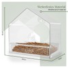 WILDLIFE HOME Window Feeder for Wild Birds, Transparent with Removable