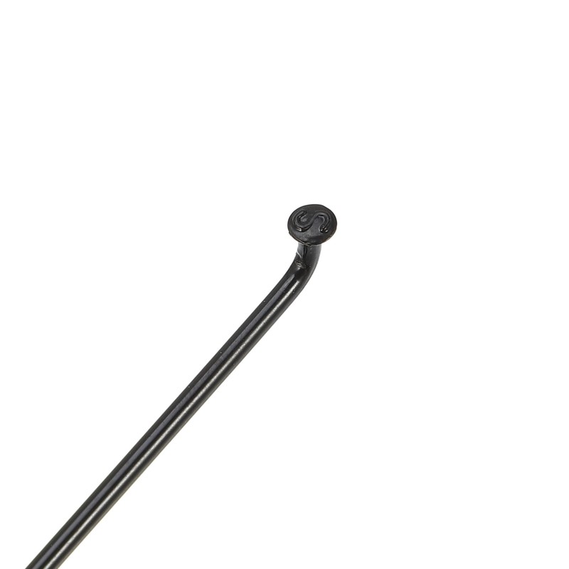 QUARKZMAN 40 Pcs 14G J Curve 136mm Spokes with Nipples