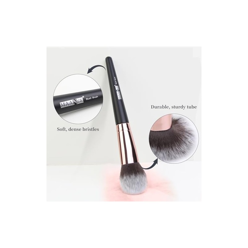 MAANGE 18 PCS Brochas Maquillaje Set de Brochas para Maquillaje