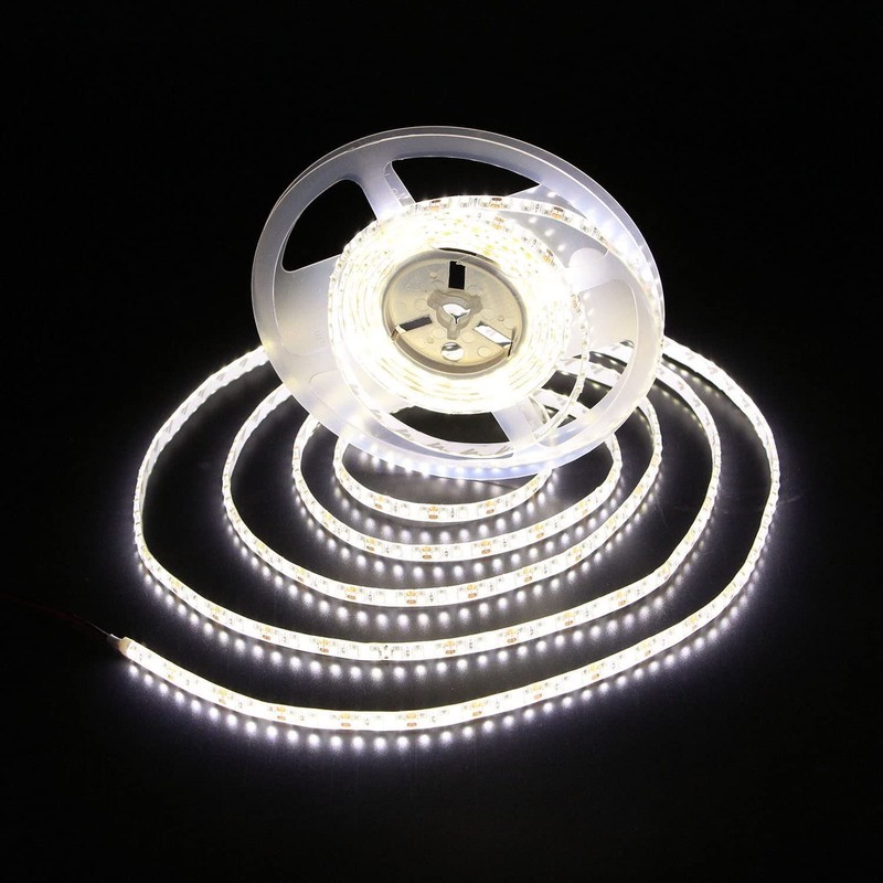 Winder LED Tape, White Base, 16.4 ft (5 m), 600