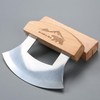 WIUCYS Alaskan Ulu Knives Pizza Cutter Chopper Slicer for Salad