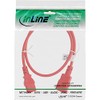 InLine® Cold Appliance Extension C13 to C14, Red, 0.75 m