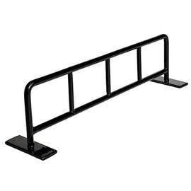 FLVFF Fingerboard Rail Bike Rack Metal Solid Steel Grind Rails Ramp and Skate Parks (BR) (Black)