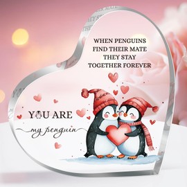 Valentine's Day Gift for Her -Gifts for Women Valentines Day Gift, Couples Gift Ideas Valentines Day Decorations Acrylic 5.11×5.11×0.4inch
