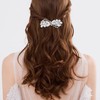 EVER FAITH Hair Clip Wedding Austrian Crystal Rhinestone Water Drop