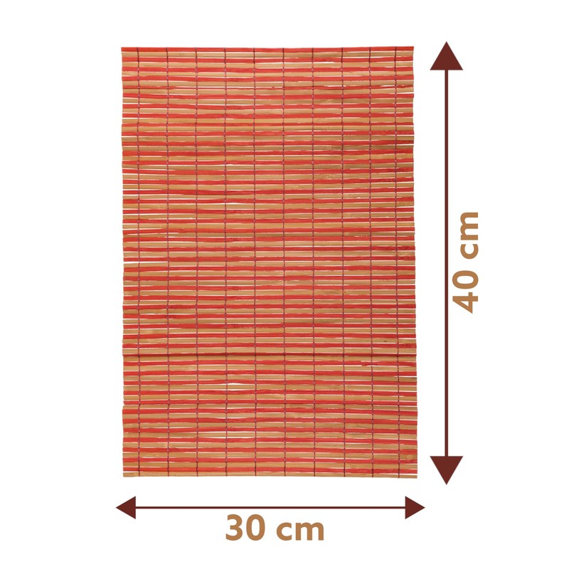 MIJOMA Bamboo Place Mats Set | 4 Pieces 30 x