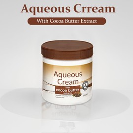 ZOPPER | 2 x Aqueous Cream 350ml with Cocoa Butter Extracts | Softens & Moisturises | Fragrance Free & Lanolin Free | With The Light, Non-greasy Formulation, For Essential Skin Care