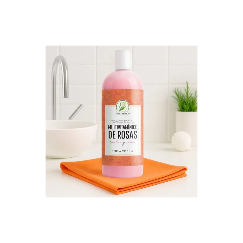 Tónico Multivitamínico de Rosas 1L Productos Mart Mexico Hidratante Rostro