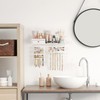 VINAEMO Jewelry Organizer Hanging Wall Mounted Jewelry Holder with Rustic