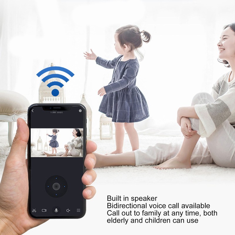 Security Camera 360 Degree Rotation Motion Detection Voice Call HD