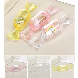 IKAAR Pack of 30 Storage Boxes, Small Storage Containers with Lid, Jewellery Box, Sorting Boxes in Candy Shape for Small Parts, Jewellery Pills