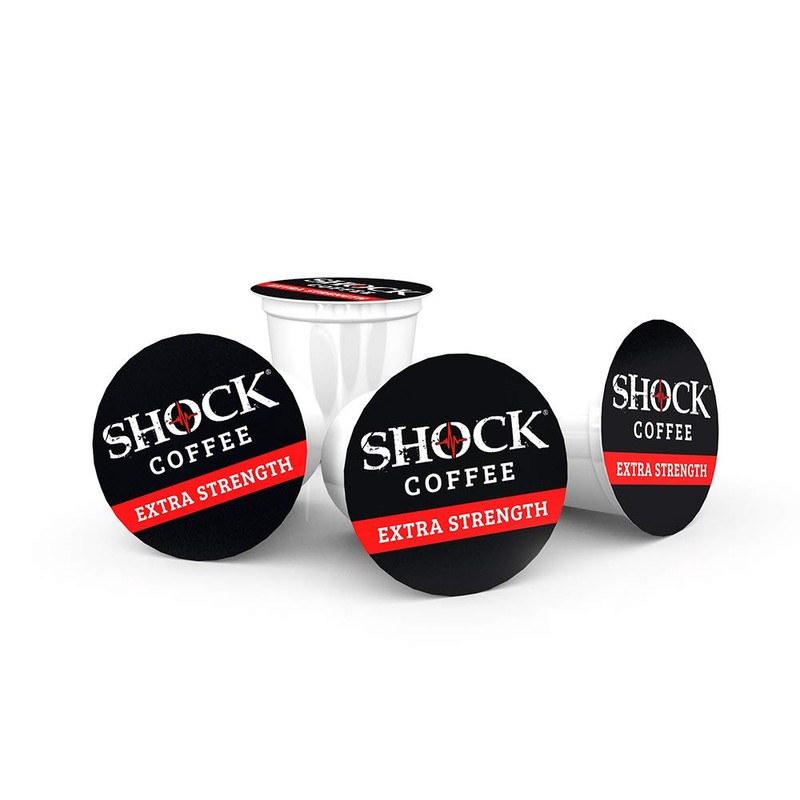 Shock Coffee Extra Strength Single Serve Cups. Up to 75%