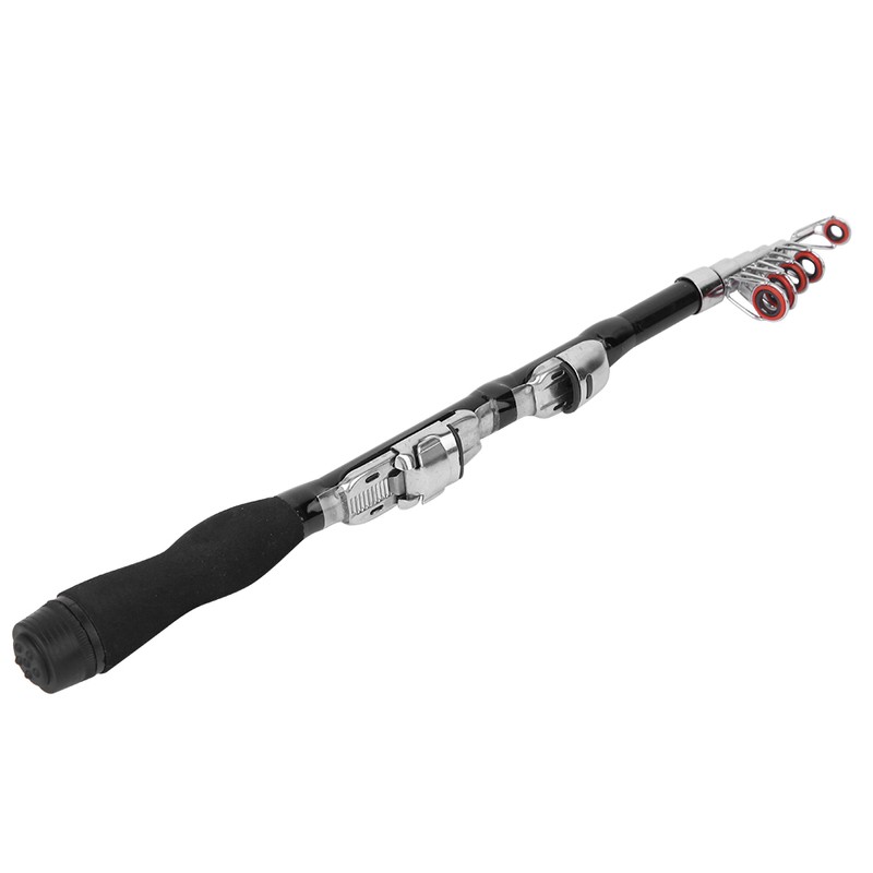 Portable Ultra Short Telescopic Fishing Rod Long Throw Super Hard