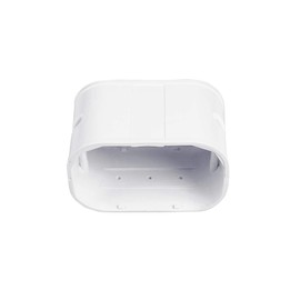 LyPrem PVC Line Cover Kit Parts Accessories for Ductless Mini Split (4" Coupling,White)