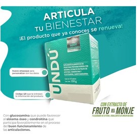 Undu 30 Sobres Articulaciones Glucosamina L-arginina