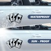 UEIOAVL Car Stickers, 2 Pieces Playing Cards Car Stickers, Universal
