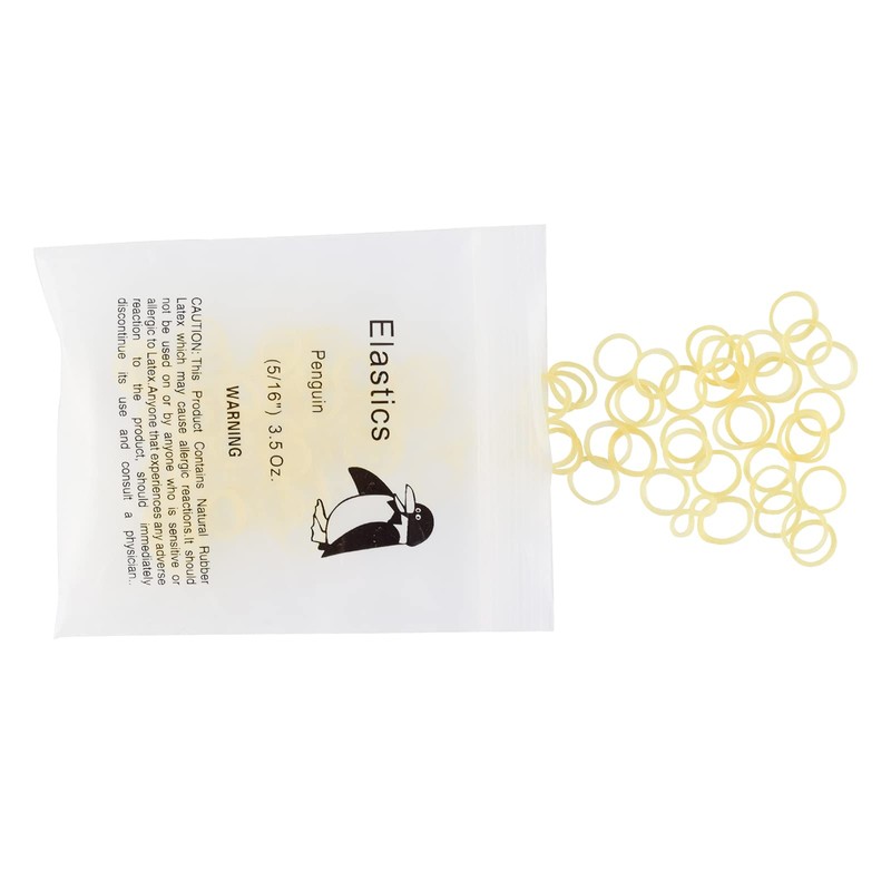 500 Pcs Orthodontic Elastic Rubber Bands, 3.5 Ounces Heavy Dental