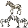 ZAGA Toys Zebra Family Holiday Bundle | Lifelike Safari Animals