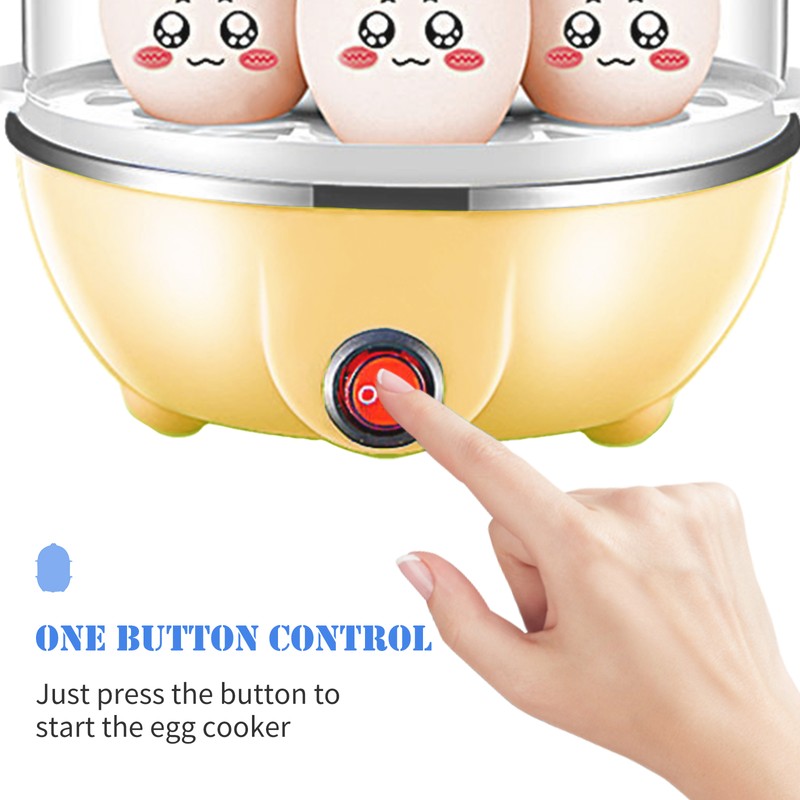 Double Layer Egg Cooker 14 Egg Capacity Hard Boiled Egg