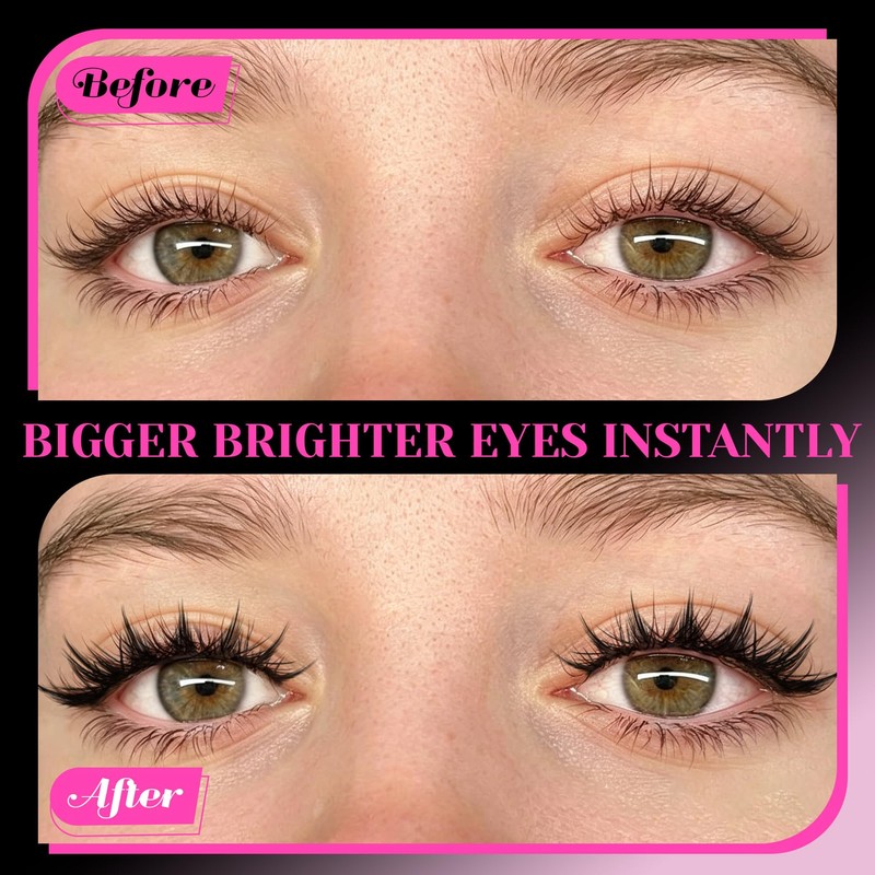 Manga Lashes Anime False Eyelashes Spiky Lashes Strips (Vivid)