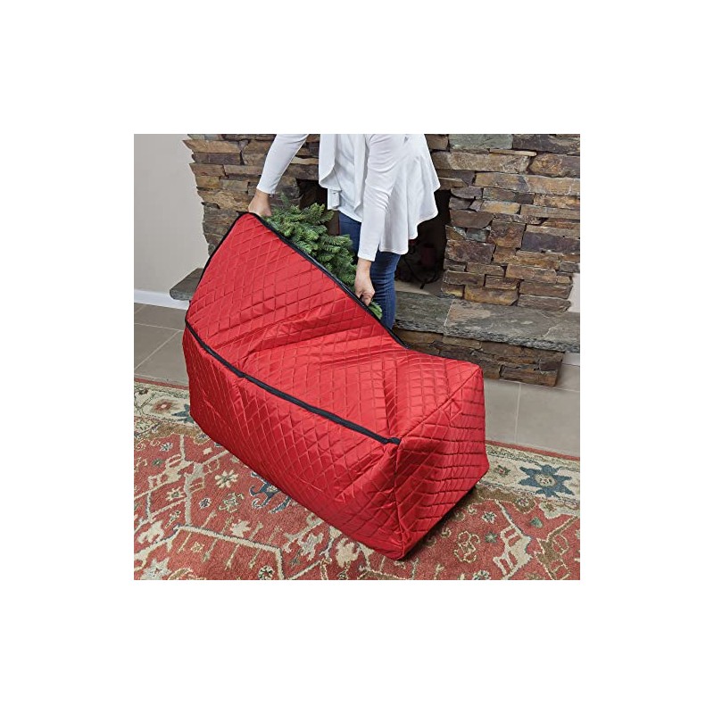 Expandable Quilted Rolling Christmas Tree Bag For Trees 6-9ft