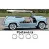 PORTAWALL 8 inch Rims White Wall tire Portawall Topper Rubber