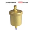 Hydro Master Automatic Air Vent Valve 1/8 Inch Brass