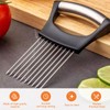1 PC Onion Holder for Slicing, Stainless Steel Onion Slicer,