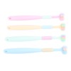 4pcs Three Sided Toothbrush Soft Bristles Three Head Teeth Cleaner