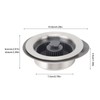 Kitchen Sink Drain Strainer Stopper Set Prevents Clogging 2 in