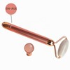 Masseur Face Roller Stone Quartz Electric Pink - Roller in