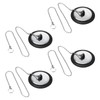 FINELYCR Set of 4 rubber sink plugs, kitchen sink, bath