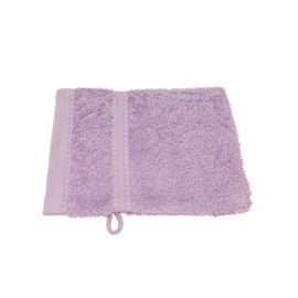 Julie Julsen® Organic Wash Mitt Set, 10 Wash Mitts Available in 32 Colours, Soft and Absorbent Lavender 15 x 21 cm