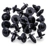 Rexka 25pcs M8 Nylon Push Rivet Pin Fairing Clips ATV