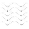 VGOL 10pcs V-Shape Spring Stainless Steel Small Torsion Spring for