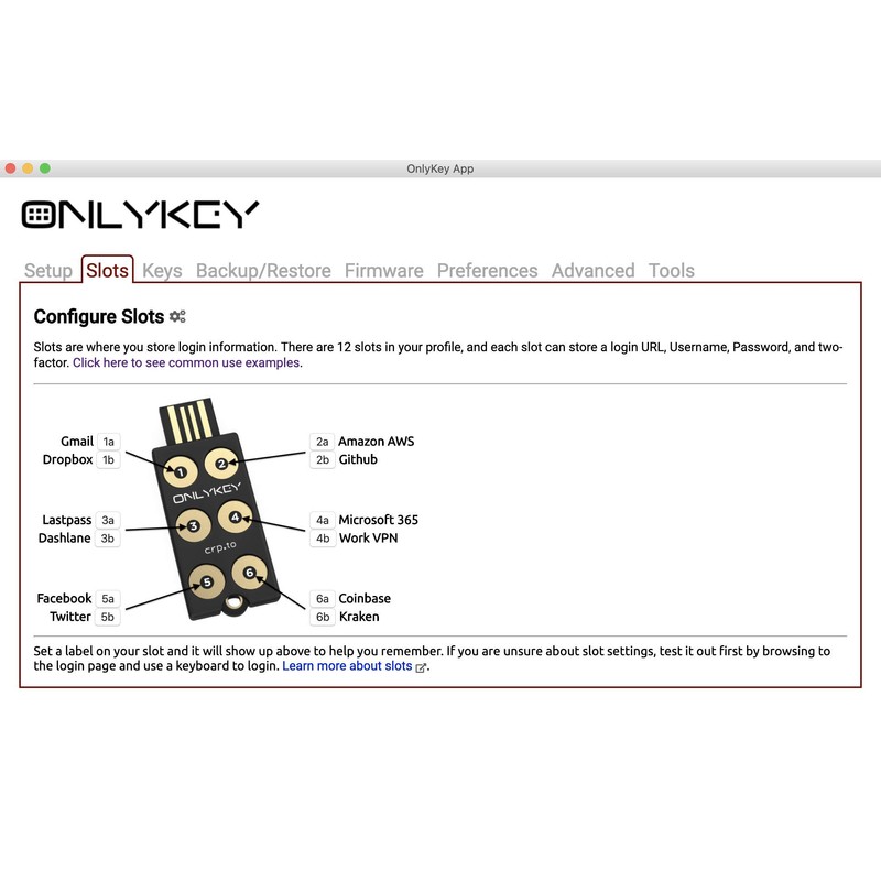 OnlyKey FIDO2 / U2F Security Key and Hardware Password Manager