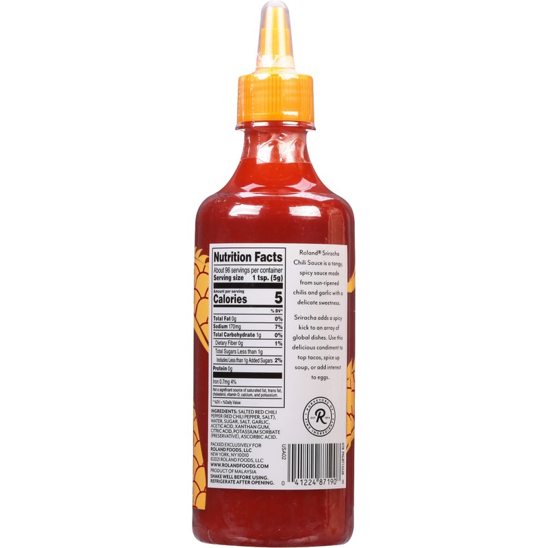 Roland Foods Sriracha Chili Sauce, 17 oz