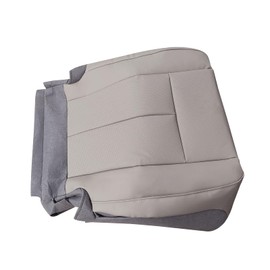 Mievlyo Front Driver Side Bottom and Top Perforated Leather Seat Cover Gray Compatible with Ford Expedition 2007 2008 2009 2010 2011 2012 2013 2014