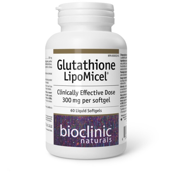 Bioclinic Naturals Glutathione LipoMicel 60 Softgels
