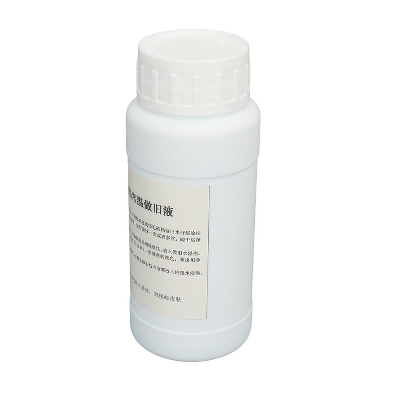 Silver Oxidizing Solution, 250ml Silver Jewelry Aging Liquid for Metal