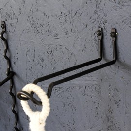 Wake Industry Kabette Wall Storage Hanging Hook Brass Color