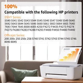 NineLeaf 6 Pack Remanufactured 62XL Black High Yield Ink Cartridge C2P05AN Compatible for HP Envy 5640 5642 5643 5644 5646 5660 7640 7645 OfficeJet 5740 5741 5742 5743 5745 8040 804 200 250 Printer