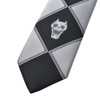 ZEUIHELO Men's Classic Necktie Kira Yoshikage Cosplay tie skeleton (BLACK