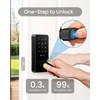 DESLOC B200L Fingerprint Smart Lock with Handle, Keyless Entry Door